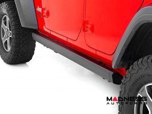 Jeep Wrangler JL Side Steps - Power Running Boards - Rough Country - E-Boards - Lighted Jeep Wrangler JL Side Steps - Power Running Boards - Rough Country - E-Boards - Lighted